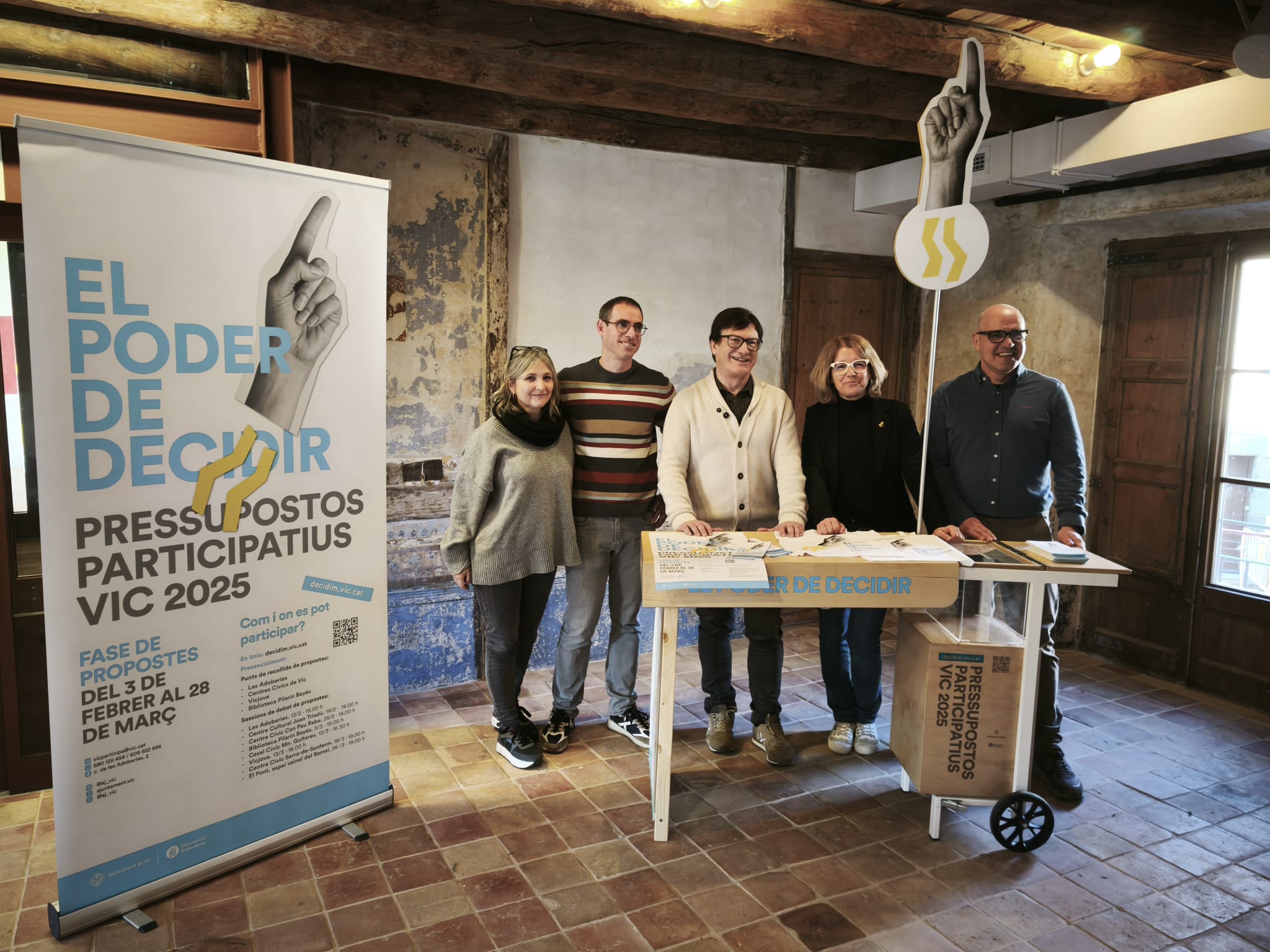 Presentació dels Pressupostos Participatius de Vic 2025-2027